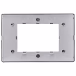 Vimar 14653.71 Plaque de commutation et obturateur Argent