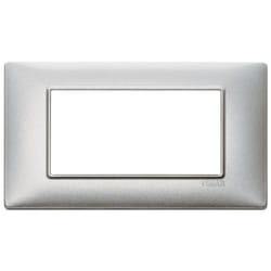 Vimar 14654.71 Plaque de commutation et obturateur Argent