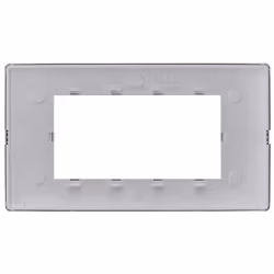 Vimar 14654.81 Plaque de commutation et obturateur Aluminium
