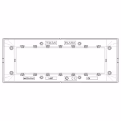 Vimar 14657.71 Plaque de commutation et obturateur Argent - Vue supplémentaire 3