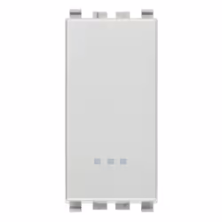 Vimar Eikon 1P NO 10 A 250 V bouton poussoir, 1 module lumineux, bouton remplaçable, couleur gris suivant. Caractéristiques : ...