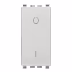 Interrupteur Vimar Eikon 2P 16 AX 250 V, 1 module éclairé, bouton remplaçable, couleur gris suivant. Max 200 W pour les lampe ...