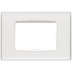 Vimar 20653.B41 Plaque de commutation et obturateur Blanc