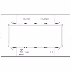 Vimar 14649.01 Plaque de commutation et obturateur Blanc