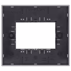 Vimar 21653.02 Plaque de commutation et obturateur Argent