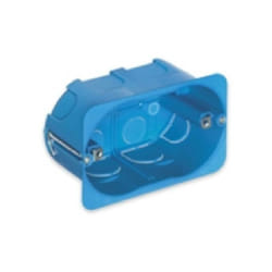 Boite incasso 3 modules pour cartongesso, couleur bleue v71613 v71703