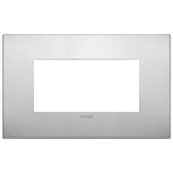 Vimar 19654.15 Plaque de commutation et obturateur Aluminium