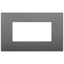 Vimar 19654.72 Plaque de commutation et obturateur Gris