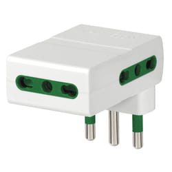 Vimar RI.00311.B adaptateur prise d'alimentation Blanc