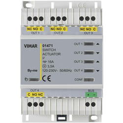 Vimar - Byme multifonction domote attuator 4 relay outputs 01471