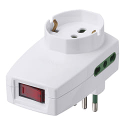 Vimar 0P00334.B adaptateur prise d'alimentation Blanc