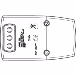 Vimar 0P00334.B adaptateur prise d'alimentation Blanc