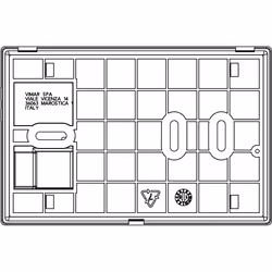Vimar 02900.1 thermostat Blanc