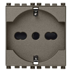 Vimar 19210.M prise de courant Aluminium