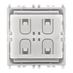 Commande plate radio Bluetooth basse énergie Vimar à quatre boutons avec émetteur de fréquence radio 2,4 GHz, support de mont ...