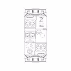Vimar 30203.C prise de courant Beige