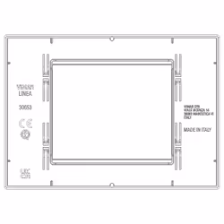 Vimar 30653.00 Plaque de commutation et obturateur Blanc - Vue supplémentaire 3