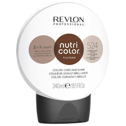 Revlon Professional Nutri Color Filters Soin Crème 3en1 Repigmentant Nutritif 240 ml - Coloration : 524 Châtain Perlé Cuivré