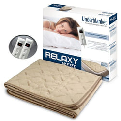 Imetec 6221C couverture et coussin chauffant Chauffe-lit électrique 50 W Beige Polyester