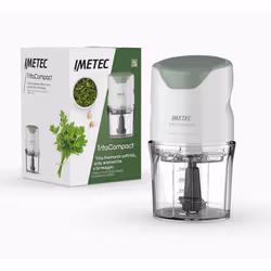Imetec TritaCompact, 0,4 L, 0,2 kg, Vert, Blanc, Verre, Acier inoxydable, 1 m