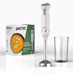 Imetec Frullarapido+, Mélangeur par immersion, 0,7 L, Fonction d'impulsion, 1 m, 800 W, Vert, Blanc