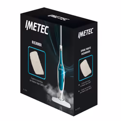 Imetec 8140, Blanc, Microfibre, MASTER VAPOR SM01, Boîte, 3 pièce(s)