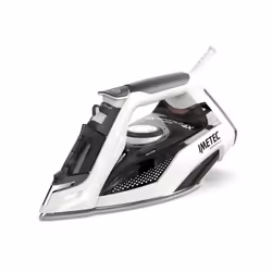 Imetec Zerocalc Z3 3700, Fer à vapeur, Semelle CeramicGlide, 1,9 m, 160 g/min, Noir, Blanc, 0,3 L