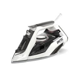 Imetec Zerocalc Z3 3700 Fer à vapeur Semelle CeramicGlide 2400 W Noir, Blanc