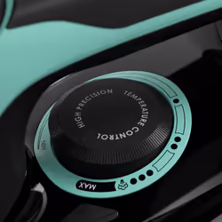 Imetec Onda F1 Fer à repasser à sec ou à vapeur Semelle en aluminium 2400 W Noir, Turquoise - Vue supplémentaire 8