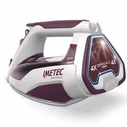 Imetec ZeroCalc Z3 3900 Fer à repasser à sec ou à vapeur Semelle en céramique 2400 W Violet, Blanc - Vue supplémentaire 4
