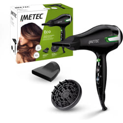 Imetec ECO SE91000 sèche-cheveux 1400 W Noir, Vert, Blanc