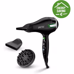 Imetec ECO SE91000 sèche-cheveux 1400 W Noir, Vert, Blanc