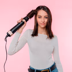 Bellissima BHS4 1100 Brosse soufflante à air chaud À chaleur Noir, Or rose 1000 W - Vue supplémentaire 7