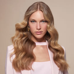 Bellissima Glam Waves Fer à friser À chaleur Noir, Or rose 64 W 1,8 m