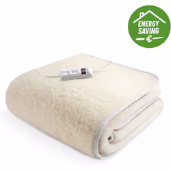 Imetec 16799 couverture et coussin chauffant Couverture chauffante 55 W Blanc Laine