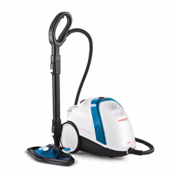 Polti Vaporetto Smart 100_B, Nettoyeur vapeur traineau, Bleu, Blanc, Boutons, Acier inoxydable, CE, 1500 W