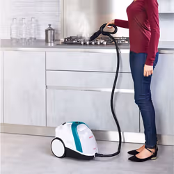 Polti Vaporetto Smart 100_T Nettoyeur Vapeur Traîneau 1500 W Bleu Blanc - Vue supplémentaire 7