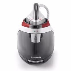 Polti XM82C, Fer à repasser à sec ou à vapeur, Semelle en aluminium, 450 g/min, Gris, Rouge, 1,5 L, Amovible