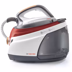 Polti XM82C Fer à repasser à sec ou à vapeur Semelle en aluminium 2350 W Gris, Rouge