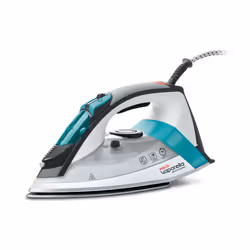 Polti Quick & Comfort QC110, Fer à vapeur, Semelle en acier inoxydable, 1,9 m, 180 g/min, Vert, Blanc, 30 g/min