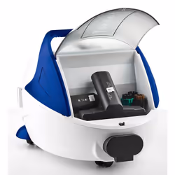 Polti Pro 100 Eco Power Nettoyeur vapeur traineau 1900 W Noir, Bleu, Blanc