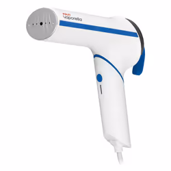 Polti GSM50B, Défroisseur vapeur portatif, Bleu, Blanc, Boutons, 16 g/min, 800 W, 80 mm