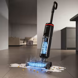 Polti WD40C Aspirateur-balai 2 en 1 Batterie Sec&humide HEPA Sans sac 450 W Noir, Rouge 4 Ah - Vue supplémentaire 5
