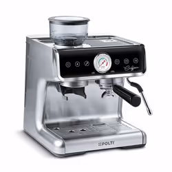 Polti Coffea G50S, Machine à expresso, 2,8 L, Café en grains, Café moulu, Broyeur intégré, Argent