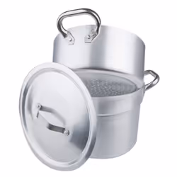 Pentole Agnelli ALMA15224, 5 L, Rond, Aluminium, Aluminium, Acier inoxydable, Acier inoxydable