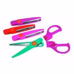 Lebez 4333L, Enfant, Découpe de forme, Régler, Multicolore, Métal, Ciseaux pour loisirs créatifs