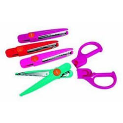 Lebez 4333L ciseaux à bouts ronds Ciseaux pour loisirs créatifs Découpe de forme Multicolore