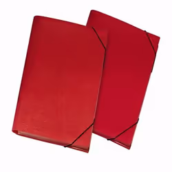 Lebez 2554-R, A4, Polypropylène (PP), Rouge, Portrait, 13 feuilles, 240 mm