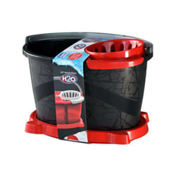 Bama - Set H20 Evolution avec seau + mop + essoreuse - Noir/rouge - 18L - Livraison gratuite