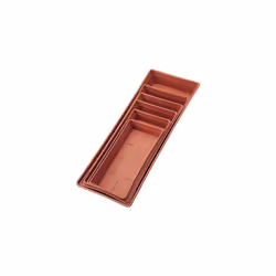 PP TERRACOTTA CM 60X23 H.CM 7In polipropilene. Colore terracotta.